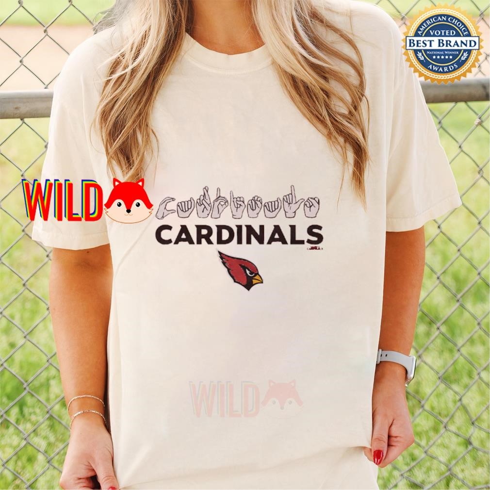 Arizona Cardinals Love Sign hands shirt hoodie sweater long sleeve and tank top