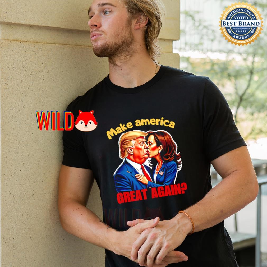 Kamala Harris & Donald Trump’s kiss Make America Great Again shirt 