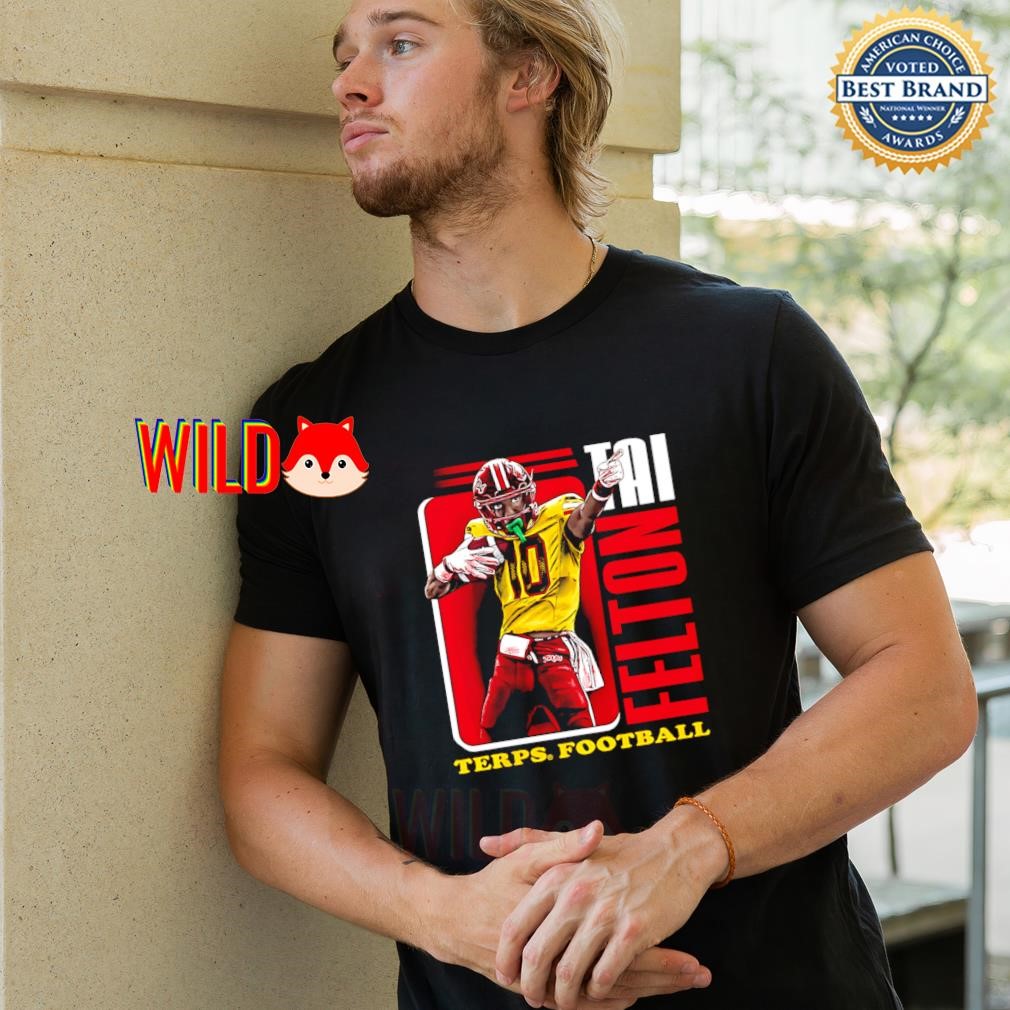 Tai Felton Maryland Terrapins football card shirt, hoodie, sweater 
