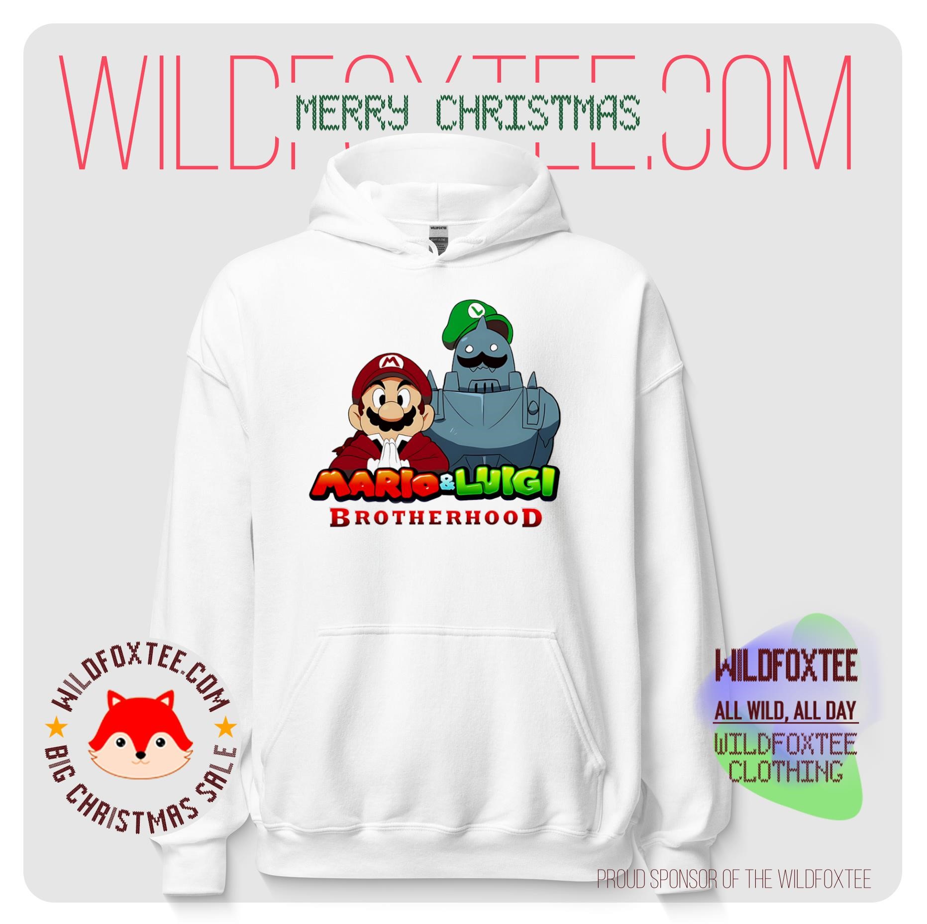 Nintendo and Luigi brotherhood cartoon shirt, hoodie, sweater 