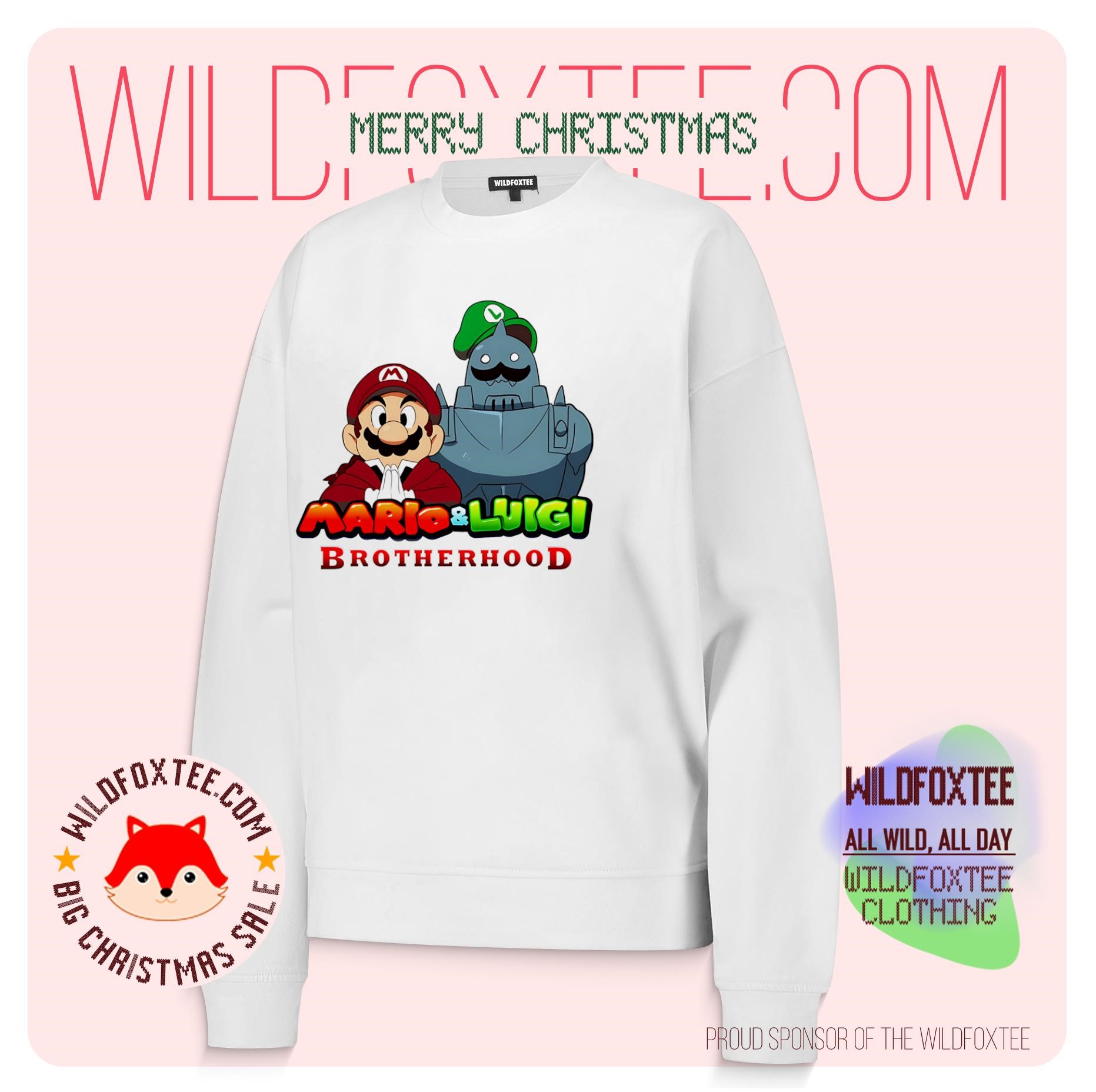 Nintendo and Luigi brotherhood cartoon shirt, hoodie, sweater 