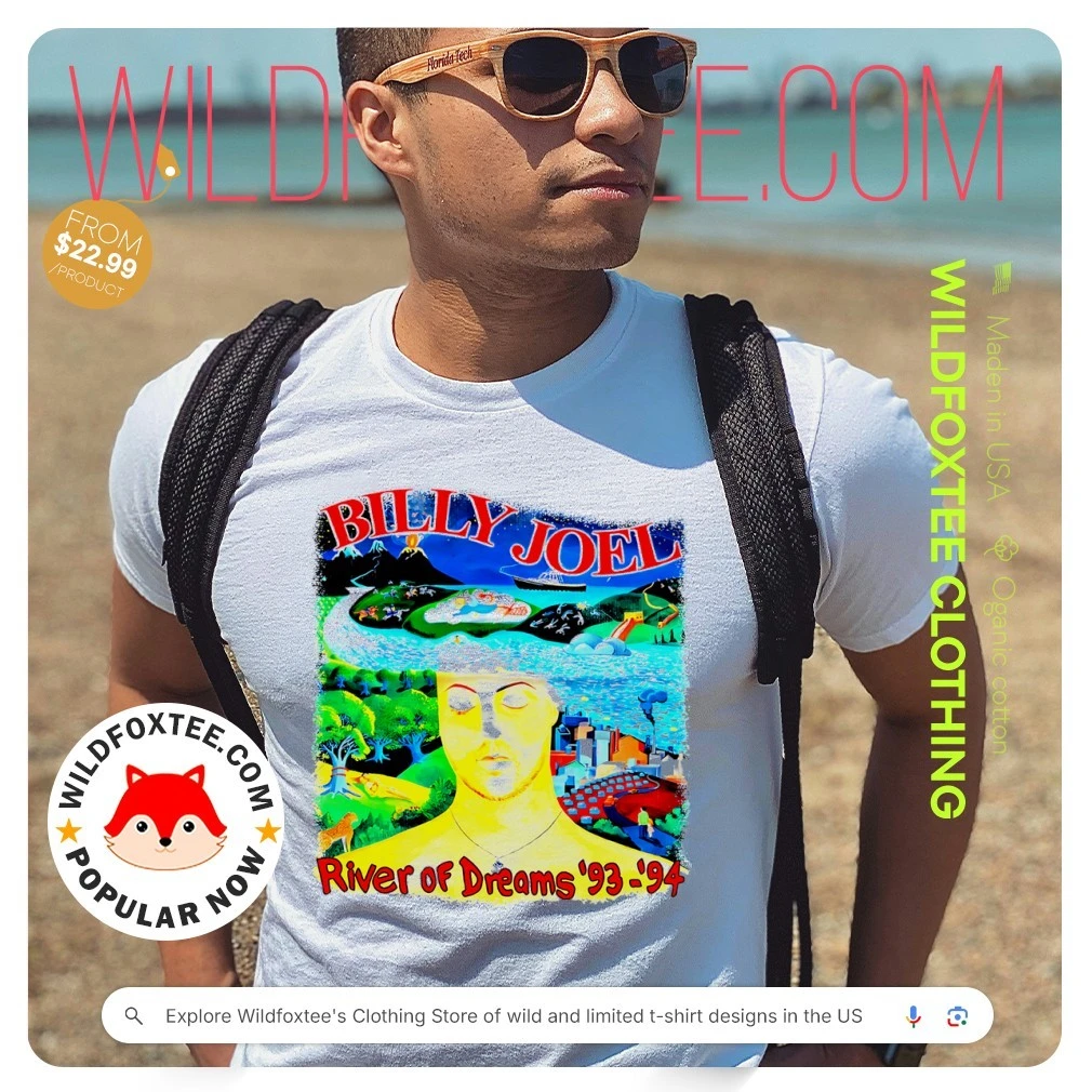 BILLY JOEL RIVER OF DREAMS 94-95 Tシャツ XL Vintage Billy Joel Shirt 1993 River of Dreams Tee Promo XL