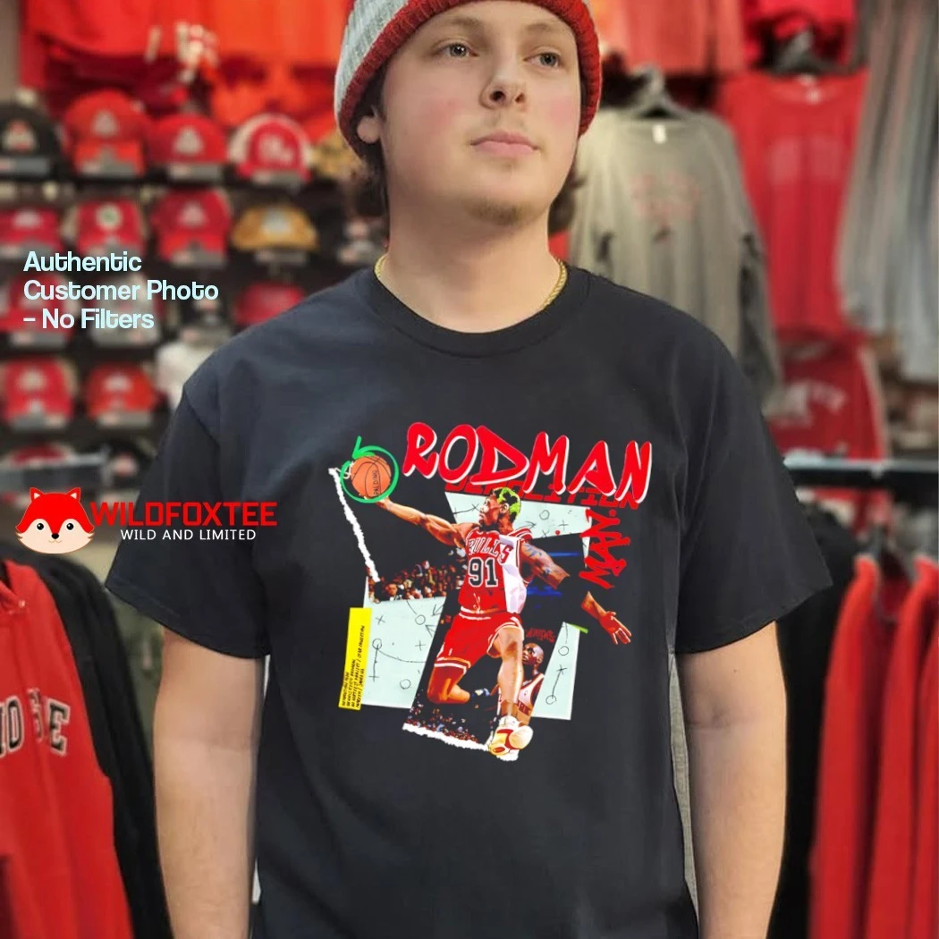 CHICAGO BULLS “DENNIS RODMAN” Game Shirt Vintage Pro Player Dennis Rodman Chicago Bulls Jersey Shirt