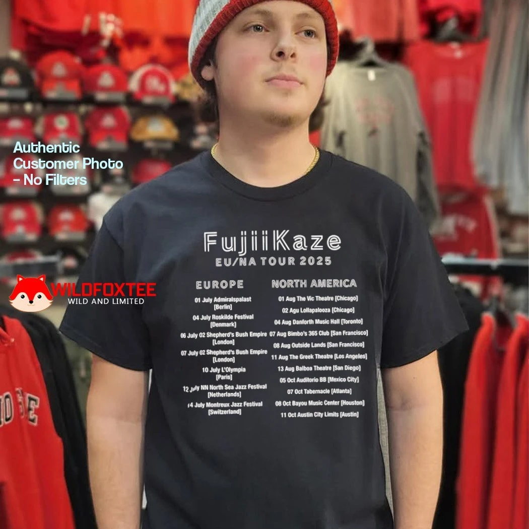 FUJII KAZE EUROPE TOUR 2025 Tシャツ ブラック